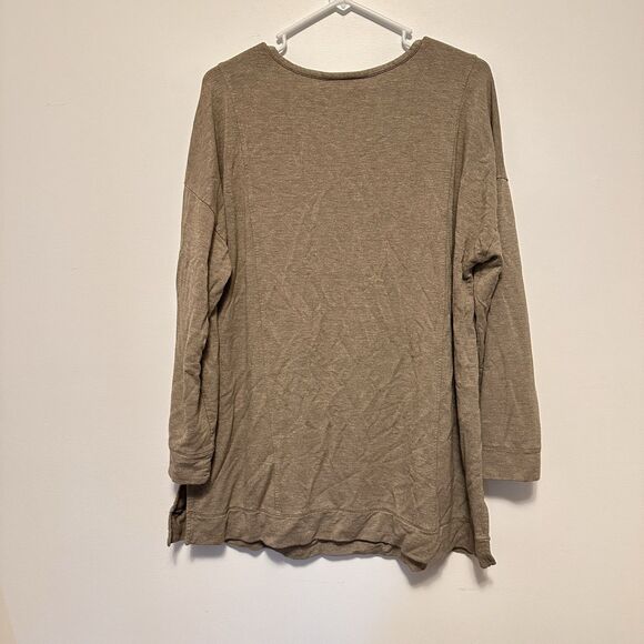 Pure Jill J Jill Tranquility Fleece Long Sleeve Womens Sz XL Pullover Top Tunic - Picture 5 of 7